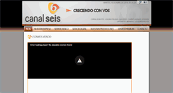 Desktop Screenshot of canal6.com.ar